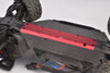High End Aluminum 7075 Alloy Center Skidplate For Traxxas 1/8 4WD Maxx Slash 6S Brushless Short Course Truck 102076-4 Upgrades - Black