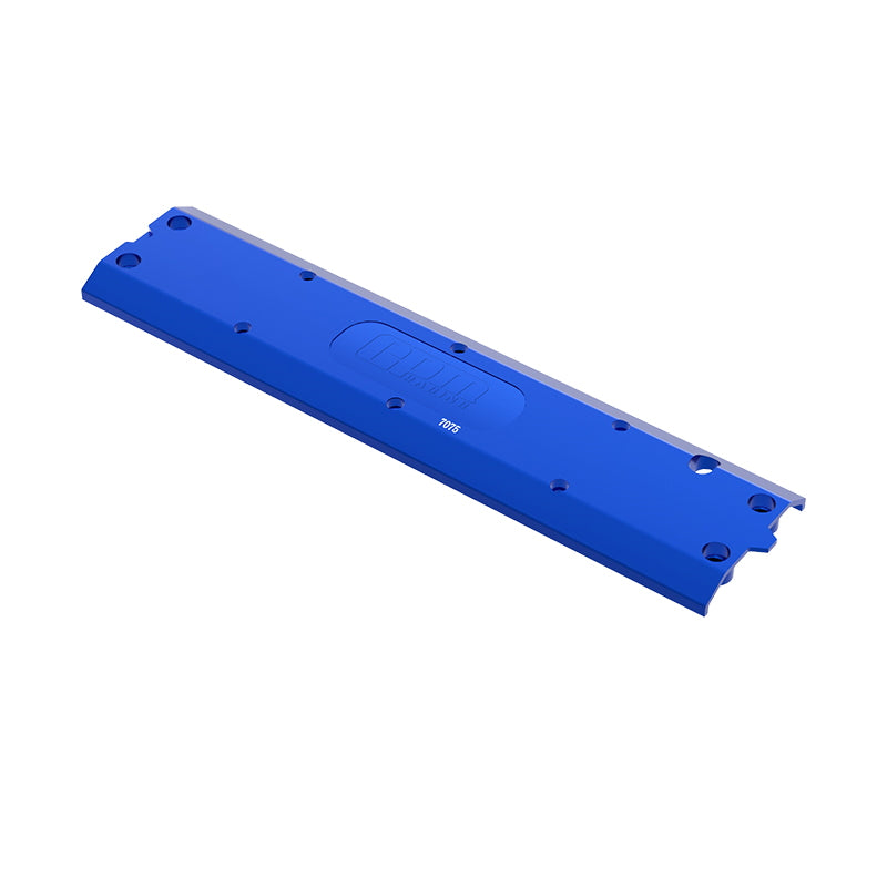 High End Aluminum 7075 Alloy Center Skidplate For Traxxas 1/8 4WD Maxx Slash 6S Brushless Short Course Truck 102076-4 Upgrades - Blue