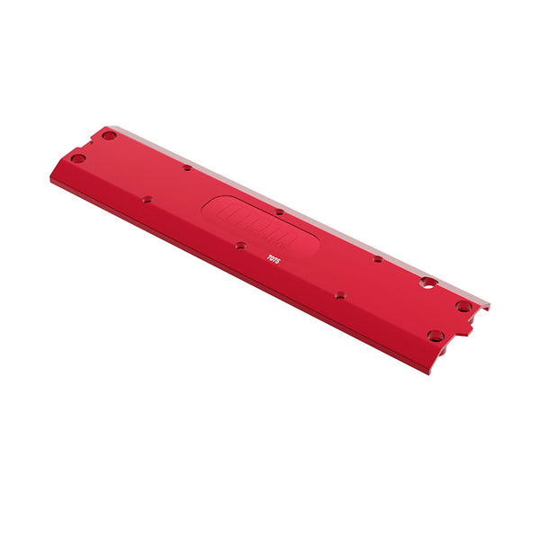 High End Aluminum 7075 Alloy Center Skidplate For Traxxas 1/8 4WD Maxx Slash 6S Brushless Short Course Truck 102076-4 Upgrades - Red