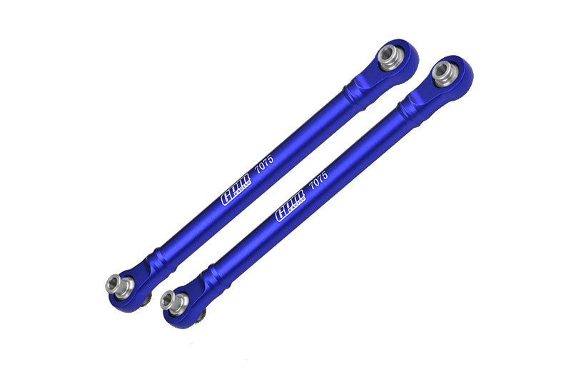 Aluminum 7075 Alloy Front Steering Toe Links for Traxxas 1:8 4WD Maxx Slash 6S-102076-4 / 1:10 4WD Maxx-89076-4 Monster Truck Upgrades - Blue