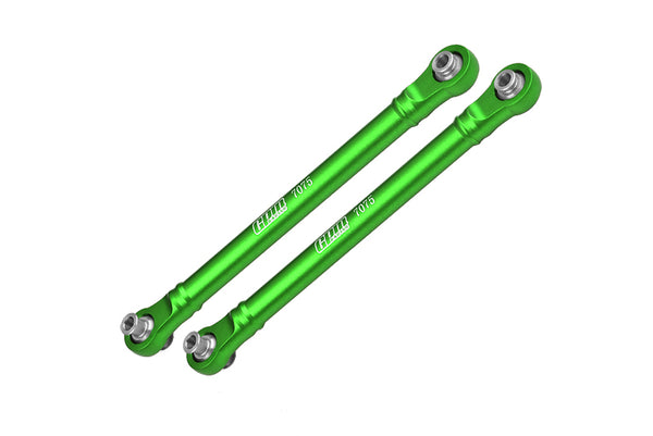 Aluminum 7075 Alloy Front Steering Toe Links for Traxxas 1:8 4WD Maxx Slash 6S-102076-4 / 1:10 4WD Maxx-89076-4 Monster Truck Upgrades - Green