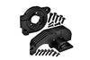 Redesigned Aluminum 7075 Alloy Adjustable Motor Mounts & Main Gear Cover For Traxxas 1/8 4WD Maxx Slash 6S-102076-4 / 1:10 4WD Maxx-89076-4  / 1:10 Maxx with WideMAXX-89086-4 Monster Truck - Black