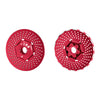 Traxxas X-Maxx 4X4 Aluminum Front Wheel Hex Claw +3mm With Brake Disk - 2Pcs Red