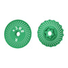 Traxxas X-Maxx 4X4 Aluminum Rear Wheel Hex Claw +3mm With Brake Disk - 2Pcs Green