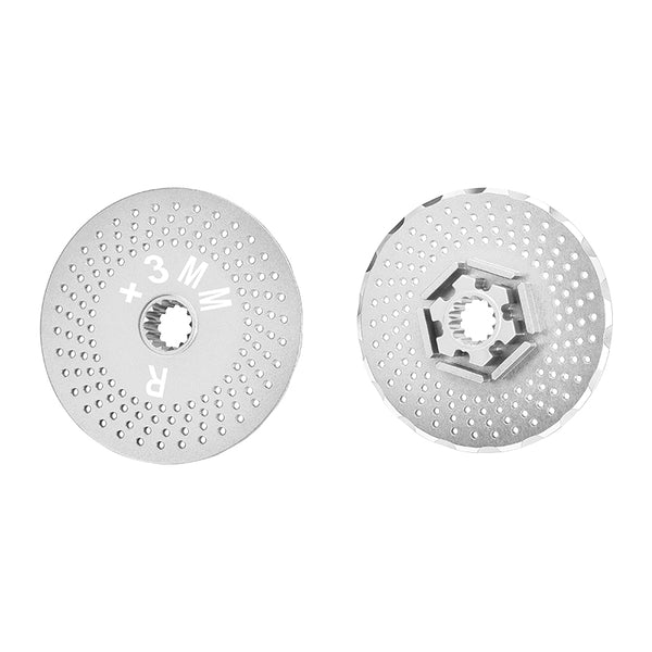 Traxxas X-Maxx 4X4 Aluminum Rear Wheel Hex Claw +3mm With Brake Disk - 2Pcs? Silver