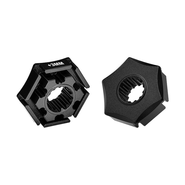 Traxxas X-Maxx 4X4 Aluminum Wheel Hex Claw (+3mm) - 2Pcs Black