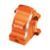 Aluminium 7075 Alloy Front Or Rear Differential Housing For Traxxas 1:5 X Maxx 6S /  X MAXX 8S / XRT 8S / X Maxx Ultimate 8S / XRT Ultimate 8S Upgrade Parts - Orange