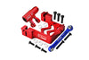 Aluminum Servo Mount + Aluminum Tie Rod + 25T Aluminum Servo Horn For Traxxas X Maxx 4X4 6S / 8S - 16Pc Set Red