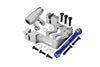 Aluminum Servo Mount + Aluminum Tie Rod + 25T Aluminum Servo Horn For Traxxas X Maxx 4X4 6S / 8S - 16Pc Set Silver