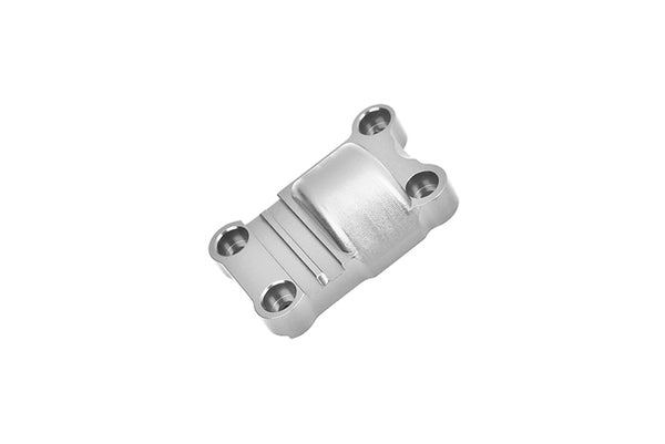 Aluminum Rear Gear Cover For Traxxas 1:5 X Maxx 6S / X Maxx 8S / XRT 8S Monster Truck Upgrades - 1Pc Silver