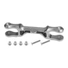 Traxxas X-Maxx 4X4 Aluminum Steering Bellcrank Support - 1Pc Gray Silver