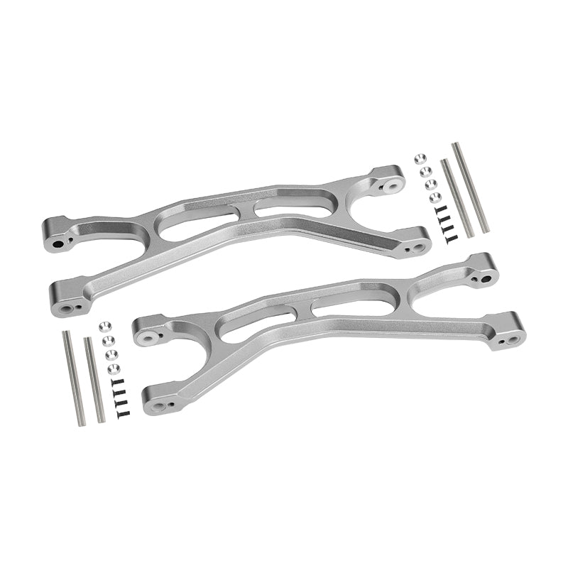 Traxxas X-Maxx 4X4 Aluminum Front / Rear Upper Arms - 1Pr Gray Silver