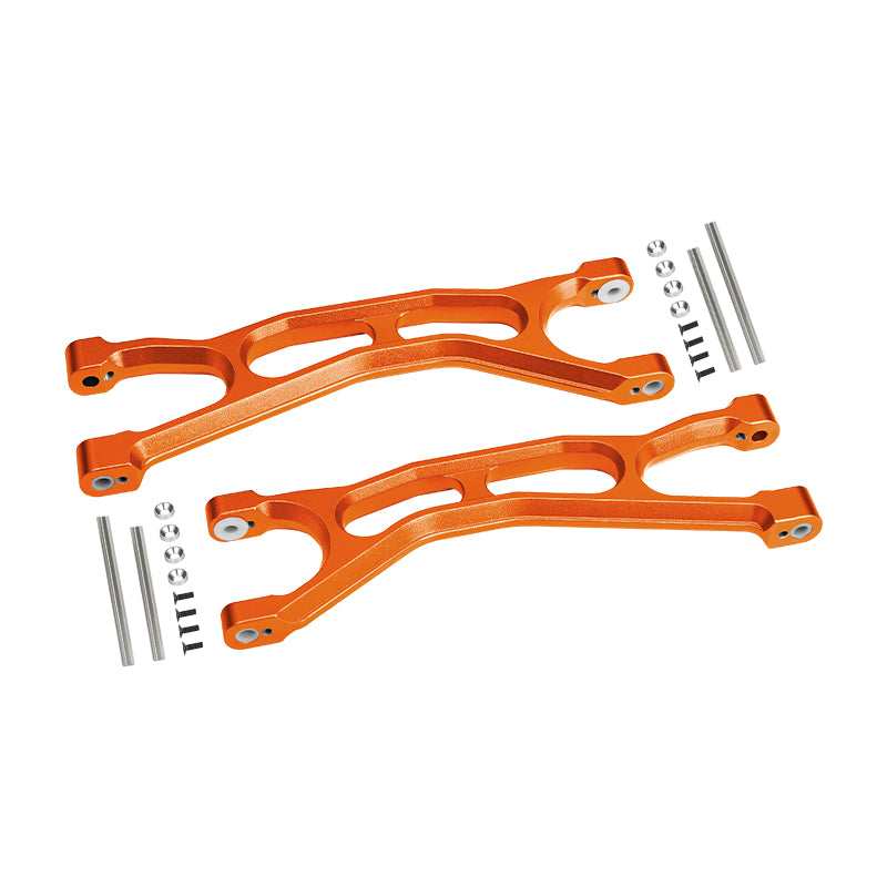 Traxxas X-Maxx 4X4 Aluminum Front / Rear Upper Arms - 1Pr Orange