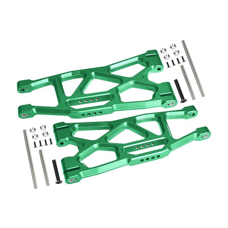 Aluminum Front / Rear Lower Arms For 1:5 Traxxas X Maxx 6S / 8S - 1Pr Set Green