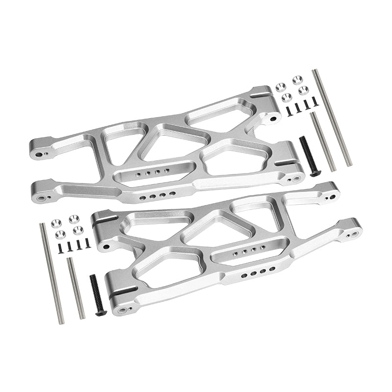 Traxxas X-Maxx 4X4 Aluminum Front / Rear Lower Arms - 1Pr Silver