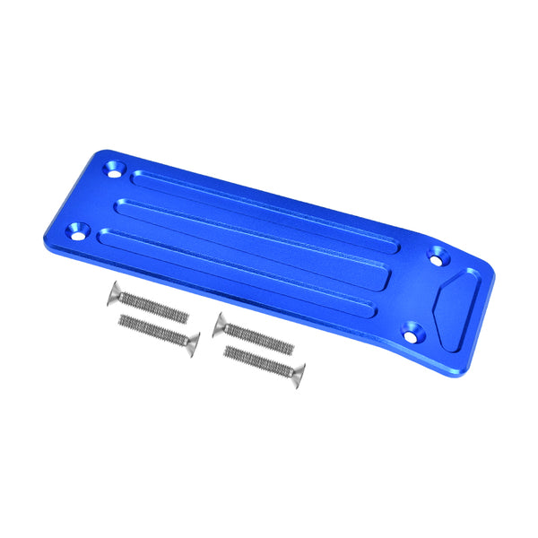 Traxxas X-Maxx 4X4 Aluminum Rear Skid Plate - 1Pc Set Blue