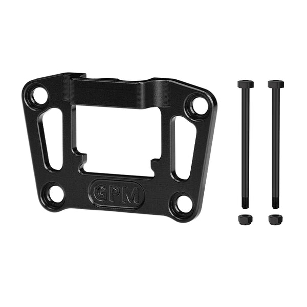 Aluminum 7075 Alloy Rear Bulkhead Mount Strengthen For Traxxas 1/16 Mini Maxx 4WD RTR Brushless Monster Truck 107154-1 Upgrades - Black