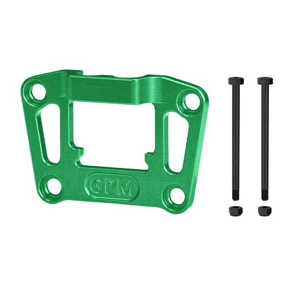 Aluminum 7075 Alloy Rear Bulkhead Mount Strengthen For Traxxas 1/16 Mini Maxx 4WD RTR Brushless Monster Truck 107154-1 Upgrades - Green