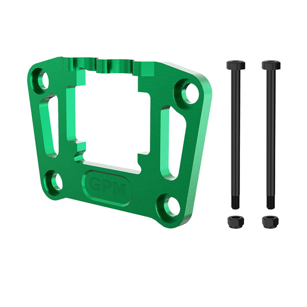 Aluminum 7075 Alloy Rear Bulkhead Mount Strengthen For Traxxas 1/16 Mini Maxx 4WD RTR Brushless Monster Truck 107154-1 Upgrades - Green