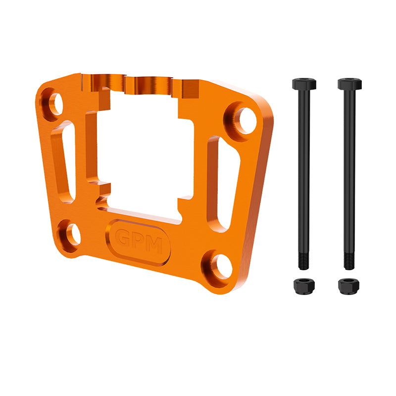 Aluminum 7075 Alloy Rear Bulkhead Mount Strengthen For Traxxas 1/16 Mini Maxx 4WD RTR Brushless Monster Truck 107154-1 Upgrades - Orange