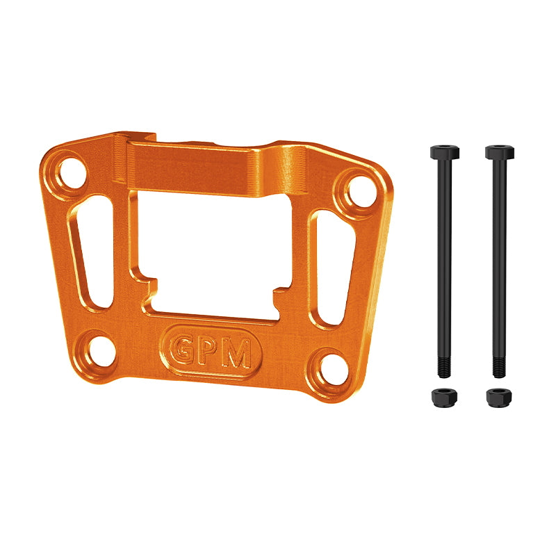 Aluminum 7075 Alloy Rear Bulkhead Mount Strengthen For Traxxas 1/16 Mini Maxx 4WD RTR Brushless Monster Truck 107154-1 Upgrades - Orange