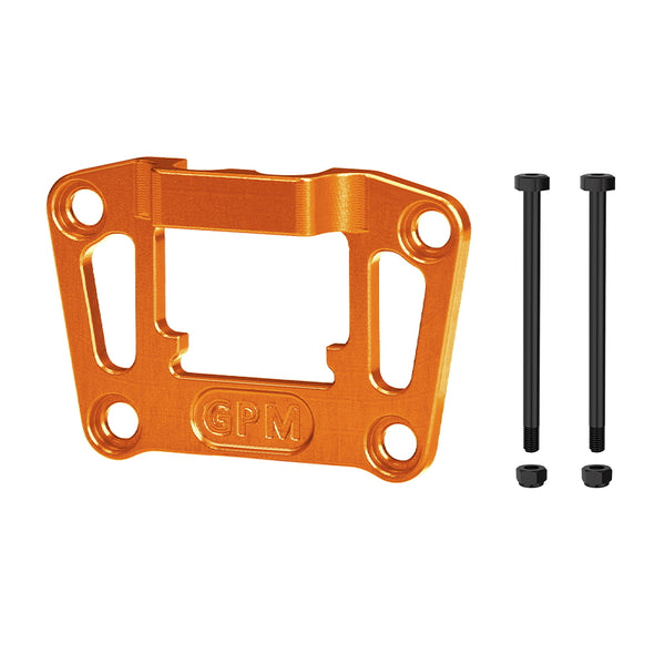 Aluminum 7075 Alloy Rear Bulkhead Mount Strengthen For Traxxas 1/16 Mini Maxx 4WD RTR Brushless Monster Truck 107154-1 Upgrades - Orange