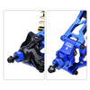 Aluminium 7075 Alloy Front and Rear Clamp Type Wheel Hub 12mm for Traxxas 1:16 Mini Maxx 4WD 107154-1 / Mini XRT VXL-3S 108076-1 Monster Truck Upgrades - Blue