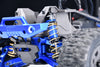 Aluminum 7075 Alloy Front Upper And Lower Bulkhead For Traxxas 1/16 Mini Maxx 4WD RTR Brushless Monster Truck 107154-1 Upgrades - Black