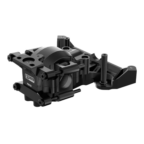 Aluminum 7075 Alloy Front Upper And Lower Bulkhead For Traxxas 1/16 Mini Maxx 4WD RTR Brushless Monster Truck 107154-1 Upgrades - Black