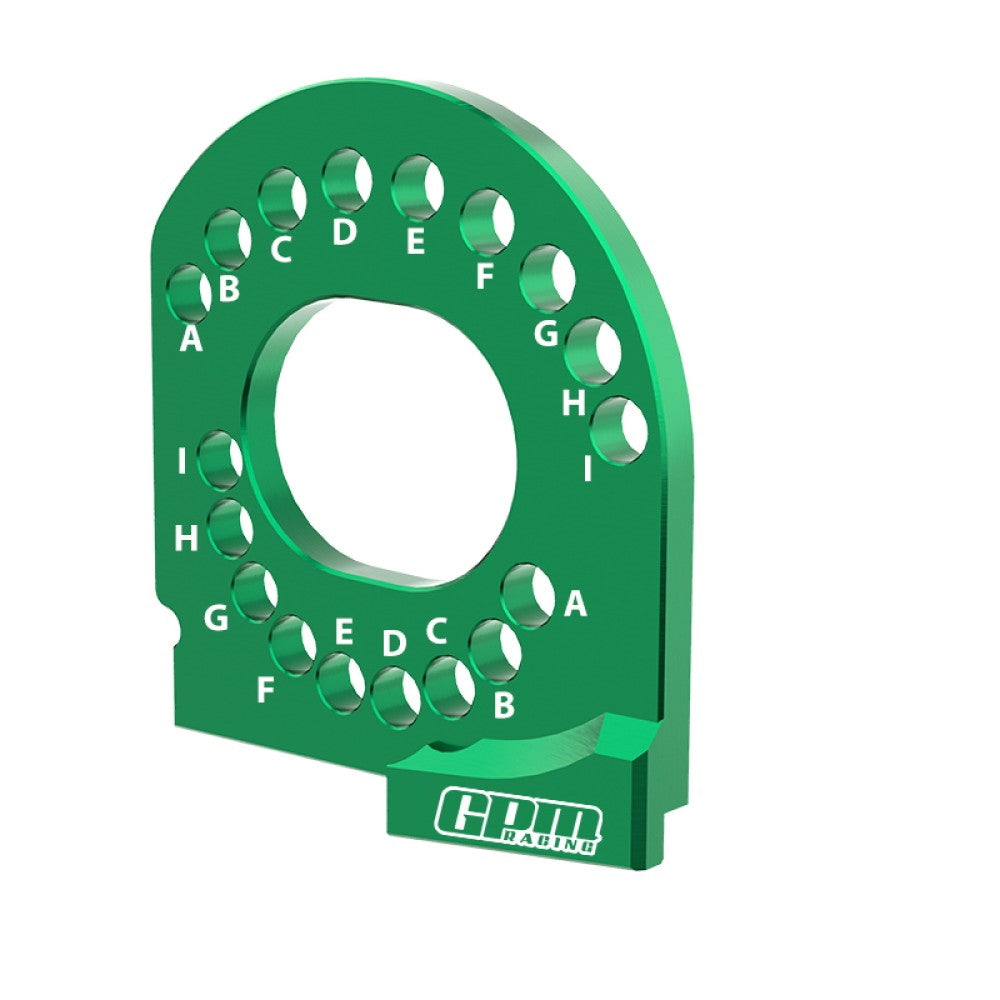 Aluminum 7075 Alloy Motor Mount Plate Strengthen For Traxxas 1/16 Mini Maxx 4WD RTR Brushless Monster Truck 107154-1 Upgrades - Green