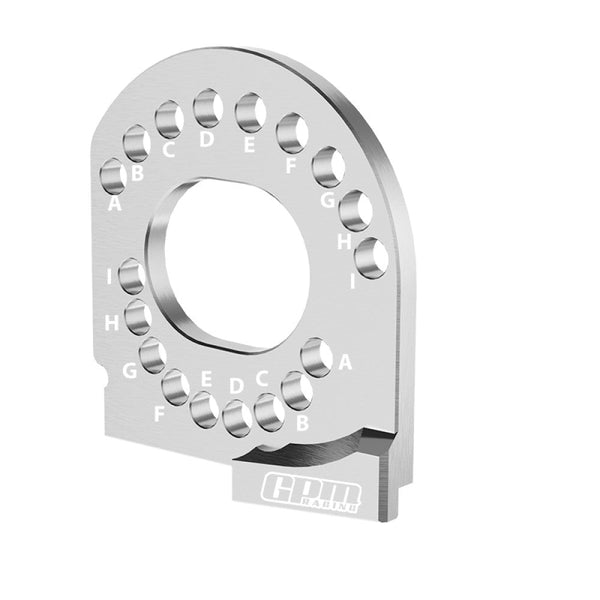 Aluminum 7075 Alloy Motor Mount Plate Strengthen For Traxxas 1/16 Mini Maxx 4WD RTR Brushless Monster Truck 107154-1 Upgrades - Silver