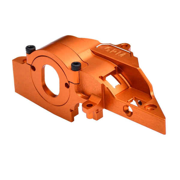 Aluminum 7075 Alloy Adjustable Gear Rotation Quick Release Motor Base For Traxxas 1/16 Mini Maxx 4WD RTR Brushless Monster Truck 107154-1 Upgrades - Orange