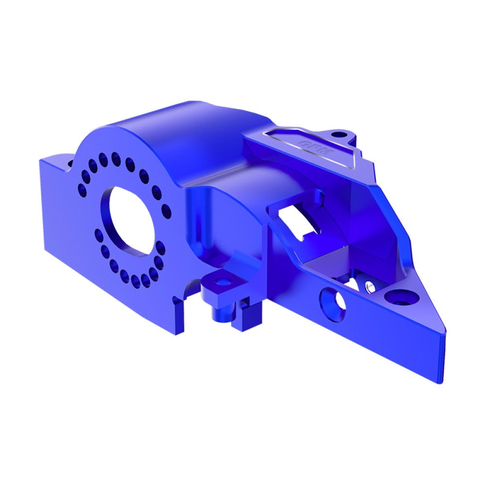Aluminum 7075 Alloy Integrated Motor Base (Original) For Traxxas 1/16 Mini Maxx 4WD RTR Brushless Monster Truck 107154-1 Upgrades - Blue