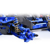 Aluminium 7075 Alloy Front Caster Blocks C-Hubs for Traxxas 1:16 Mini Maxx 4WD 107154-1 / Mini XRT VXL-3S 108076-1 Monster Truck Upgrades - Orange