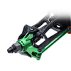 Aluminium 7075 Alloy Front Steering Blocks with Oversize Bearing for Traxxas 1:16 Mini Maxx 4WD 107154-1 / Mini XRT VXL-3S 108076-1 Monster Truck Upgrades - Green