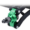 Aluminum 7075 Alloy Rear Hub Stub Axle Carriers With Oversize Bearing For Traxxas 1/16 Mini Maxx 4WD RTR Brushless Monster Truck 107154-1 Upgrades - Green