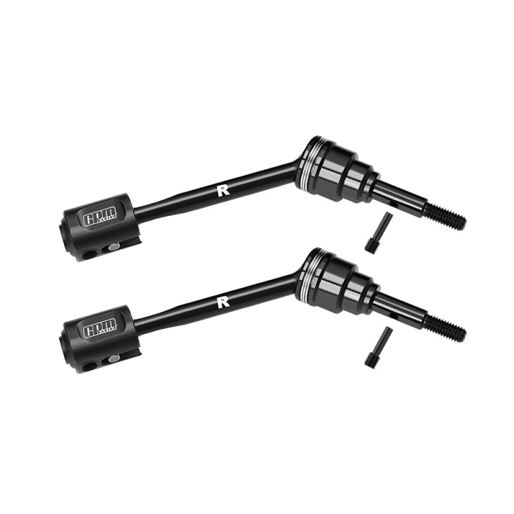 4140 Carbon Steel Rear Driveshafts And Drive Cups (50mm) For Traxxas 1/16 Mini Maxx 4WD RTR Brushless Monster Truck 107154-1 Upgrades 
