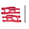 Aluminum 7075 Alloy Front Lower Suspension Arms For Traxxas 1/16 Mini Maxx 4WD RTR Brushless Monster Truck 107154-1 Upgrades - Red