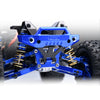Aluminum 7075 Alloy Front Bulkhead Mount Strengthen & Front Bumper Support Mount For Traxxas 1/16 Mini Maxx 4WD RTR Brushless Monster Truck 107154-1 Upgrades - Silver