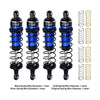 Aluminum Alloy Adjustable Shocks 87mm 4Pc Front And Rear For Traxxas 1/16 Mini Maxx 4WD RTR Brushless Monster Truck 107154-1 Upgrades - Blue