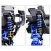 Aluminum Alloy Adjustable Shocks 87mm 4Pc Front And Rear For Traxxas 1/16 Mini Maxx 4WD RTR Brushless Monster Truck 107154-1 Upgrades - Blue