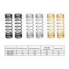 Progressive Spring Set For Traxxas 1:16 Mini Maxx 4WD 107154-1 / Mini XRT VXL-3S 108076-1 Monster Truck Upgrades - Black+Silver+Gold