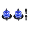4140 Carbon Steel + 7075 Alloy Front & Rear Complete Differential For Traxxas 1/16 Mini Maxx 4WD RTR Brushless Monster Truck 107154-1 Upgrades - Blue