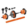 4140 Carbon Steel + 7075 Alloy Front & Centre & Rear Complete Differential for Traxxas 1:16 Mini Maxx 4WD 107154-1 / Mini XRT VXL-3S 108076-1 Monster Truck Upgrades - Orange