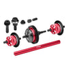 4140 Carbon Steel + 7075 Alloy Front & Centre & Rear Complete Differential for Traxxas 1:16 Mini Maxx 4WD 107154-1 / Mini XRT VXL-3S 108076-1 Monster Truck Upgrades - Red