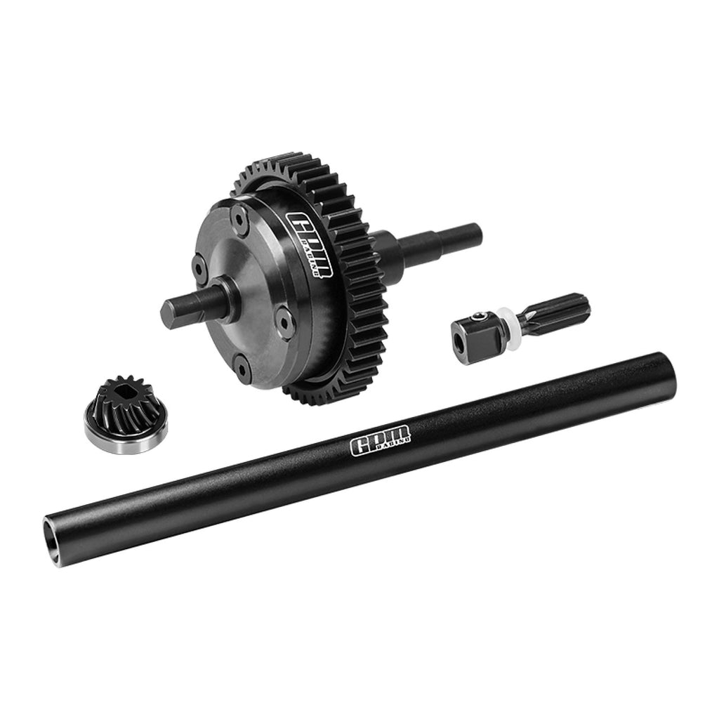 4140 Carbon Steel + 7075 Alloy Centre Complete Differential for Traxxas 1:16 Mini Maxx 4WD 107154-1 / Mini XRT VXL-3S 108076-1 Monster Truck Upgrades - Black