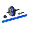 4140 Carbon Steel + 7075 Alloy Centre Complete Differential for Traxxas 1:16 Mini Maxx 4WD 107154-1 / Mini XRT VXL-3S 108076-1 Monster Truck Upgrades - Blue