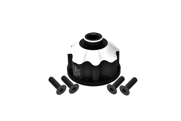 Aluminum 7075 Alloy Front Or Rear Or Center Differential Case For Traxxas 1:10 4WD Maxx-89076-4 / Maxx with WideMaxx-89086-4 / 1:8 4WD Maxx Slash 6S-102076-4 Upgrades - Black