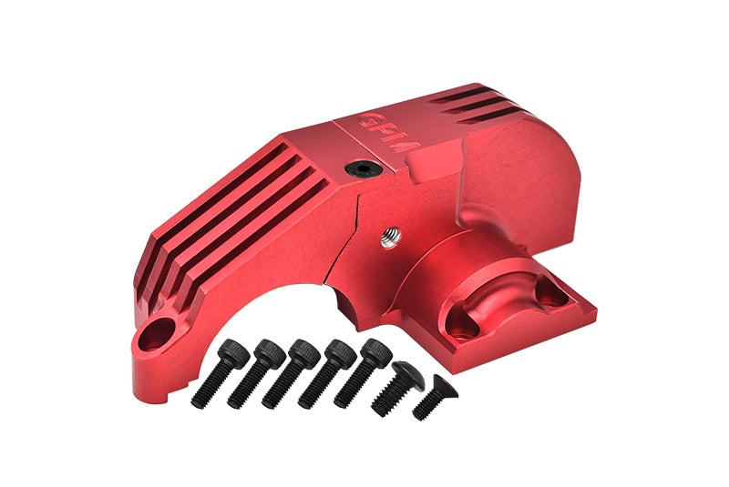 Aluminum 7075 Main Gear Cover For Traxxas 1:10 4WD MAXX 89076-4 / MAXX with WideMAXX 89086-4 Monster Truck Upgrades - Red