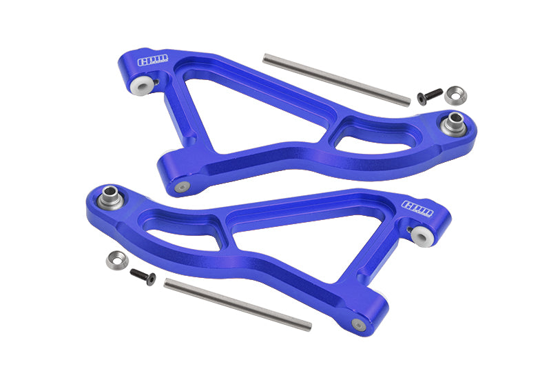 Traxxas Unlimited Desert Racer 4X4 (#85076-4) Aluminum Front Upper Suspension Arm - 1Pr Set Blue